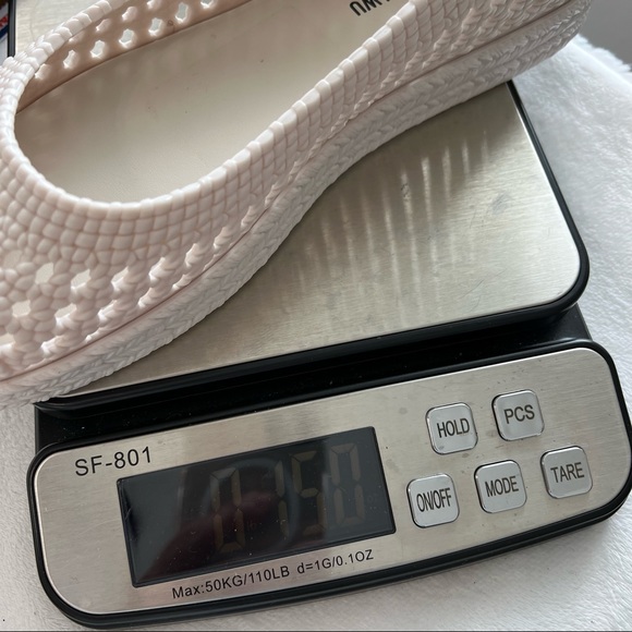 NWOT Melissa Camilla + Jason Wu Woven Open Toe Flats Size 9 - Picture 12 of 16